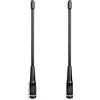 Retevis RHD701 Antenna Ricetrasmittenti VHF/UHF Doppia Banda SMA-F Alto Guadagno Antenna Compatibile con Baofeng UV-5R BF-888S UV-82 eSynic UV-5R Retevis RT5 RT5R RT86 Walkie Talkie (2 Pezzi)