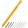 SSS·GRGB Custodia in silicone ultra sottile per Apple Pencil (USB-C) 2023, accessori per Apple Pencil, doppio tocco, fodero in silicone per matita (giallo, 1 confezione)
