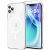TAURI Cover per iPhone 11 Pro con Pellicola in Vetro Temperato,[Compatibile con MagSafe] Magnetica Custodia per Sottile Anticaduta - Trasparente