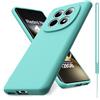 Vansdon Cover Compatibile con Xiaomi Redmi Note 15 4G/5G/Poco M8 5G, Gomma Gel di Silicone Liquida Antiurto Custodia - Azzurro