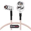 Alvin's Cables DIN 1.0/2.3 Mini BNC Angolo Retto a BNC Maschio HD SDI RG179 75ohm Cavo per Blackmagic 30CM
