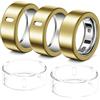 Hexasider 5 pezzi Anelli Cover Compatibile con Oura Ring Gen 4/Gen 3 Horizon/Heritage, Custodia protettiva in TPU resistente all'abrasione per Oura Ring Protector Accessori per taglia 10