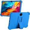 MEMELOKA Cover per TCL NxtPaper 14 14.3 Pollici, Custodia Antiurto in Silicone Morbido Protettiva con Supporto[Protezione da Caduta], Blu