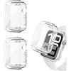 ZWWOGE 2 Pezzi Custodia per Apple Watch 11/10 46mm Custodia Protettiva con Protezione Dello Schermo, Trasparente Ultrasottile, PC Duro 360° Tutto Intorno Antigraffio Antipolvere