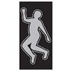 Beistle Scena del crimine Investigation Decorazioni, Body Silhouette, Detective Murder Mistero Party Supplies 76,2 cm x 5'
