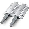 Jiayi Push Pull per Ante Jiayi 1 Pezzi Apertura a Pressione Ante Chiusura Magnetico Pressione Home Push to Open Custodia in Alluminio Doppio Chiusura Push Pull Ante per Mobile Apertura Pressione Sistema