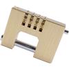 Durlo Lucchetto a combinazione da 62 mm con codice, lucchetto ad alta sicurezza per container marittimi, arco spesso 8 mm, lucchetti con codici a combinazione in ottone per esterni