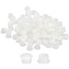 QUARKZMAN 150pz Tappi per Fori a Vite, 10mm(3/8) Dia Tappi a Bottone Rotondi Plastica, Tappi per Fori Chiusura a Scatto, Tappi a Incasso per Mobili, Trasparenti
