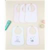 Prénatal Pack 5 bavaglini bimba plastificati romantic