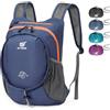 SKYSPER Zaino Pieghevole Ultraleggero 15L, Mini Zaino da Escursione Zainetto Richiudibile Piccolo per Viaggio Trekking Gita Breve