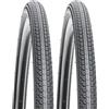 YUNSCM 2-PCS 24 pollici Route bicicletta pneumatici 24X1.75/47-507 Compatible with 24x1.75 bicicletta pneumatici (Y-974)