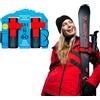 ski-n-go Portasci e bastoncini da sci SKI-N-GO (rosso, L)