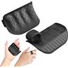 WOUYTPE Grip Palestra, Guanti per Palestra, Fitness Grip Pads, Adatto per Allenamento con I Pesi, Esercizi di Fitness, Trazioni, Ecc., Antiscivolo e Resistente All'usura (Nero)