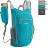 G4Free Zaino pieghevole da 15 l, piccolo zaino da escursionismo, leggero, pieghevole, borsa a tracolla da viaggio casual all'aperto