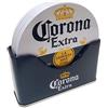 The Tin Box Company Corona - Sottobicchiere con supporto in metallo, 6 pezzi, colore: Bianco/Blu