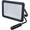 as - Schwabe SLIMLINE 46465 - Faretto LED 120 W, 12000 lumen, bianco neutro, 4000 K, cavo da 2 m, lampada da parete orientabile, in alluminio robusto, facile da installare, illuminazione per esterni