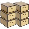Lavatelli Set 6 Scatole con Coperchio Tapirus Grande 40x50x25 cm
