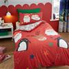Bedlam - Ho Ho Ho - Set copripiumino reversibile - matrimoniale in rosso
