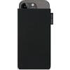 Adore June Classic Nero Custodia Compatibile con iPhone 15 14 / iPhone 15 14 PRO, Tessuto Resistente con Display di Pulizia Effetto
