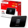 Mercusys MT115 Mobile WiFi Router 4G, Saponetta WiFi con Sim,AX300 WiFi 6, Velocità di Download 150Mbps, WiFi Portatile, Modem 4G con Sim, Visualizzazione Sullo Schermo, Plug&Play, Fino a 10 Disp