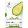 STAY WELL Mask Vegan Sheet - AVOCADO 20g - Maschera Idratante viso