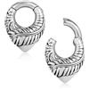 Vankula Piercing per orecchio, in acciaio inox, per uomo e donna, 4 mm, 6 mm, Metallo