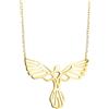 Sofia Milani - Collana da Donna in Argento 925 - Placcata in Oro - Ciondolo Angelo Custode - N0709