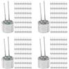 100 Pcs Microfono Omnidirezionale Pickup Del Suono Condensatore Accessorio