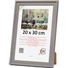 3-B - Cornice portafoto modello Salo in grigio - 20 x 30 cm - con vetro acrilico