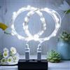 MUXIJIA 2 x luce stringa LED, 40 x LED 4M / 14Ft esterno/interno alimentatore USB impermeabile per camera da letto, cortile, matrimonio, Natale, fai da te, ecc. (Bianco)