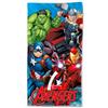 Aymax Telo mare piscina bagno Avengers con Hulk, Thor, Capitan America e Iron Man - 140 x 70 cm Certificato Qualità: Oeko-Tex, LIL24-001