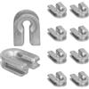 BORDSTRACT 10 Pezzi Manicotti Occhiello Testa Trimmer in Alluminio, Parti di Ricambio Tagliabordi Per Parti T35 T25 T35X T45X