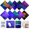 TriUnytion Infusible Transfer Ink Sheets, 10 Pezzi Carta di Trasferimento Infusibile Pre-Colorazione 30,5 x 30,5 cm Fogli di Inchiostro Infusibile per DIY T-Shirt, Tazze, Tessuti (Universo)