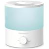 MEGAWISE - Umidificatore per camera da letto, stanza dei bambini, ufficio e piante, 1,5 L, diffusore di oli essenziali, con nebulizzazione regolabile, ultrasonico silenzioso 25 dB, fino a 10 ore