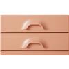 HK LIVING - Portaoggetti Chest - Rosa - MDF laccato