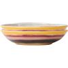 HK LIVING - Set di 2 - Ø 21,7 cm 70s ceramics - Multicolore - Gres smaltato