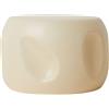 HK LIVING - Tavolino d'appoggio Currents - Beige - Ceramica smaltata