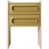 HK LIVING - Comodino Space - Verde - MDF laccato