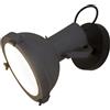 Nemo - Lampada da parete Le Corbusier - Nero - Vetro opalino - Designer Le Corbusier