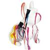 HOME DECO FACTORY Scultura Bulldog Ceramica Coulures 30 cm, Multicolore