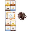 Dolfin® | Astuccio 24 Carrés Assortiti | Cioccolato al Latte in 4 Sapori Misti Speculoos Brownies Burro Biscotto | Scatole Cioccolatini Regalo - 108 Gr