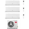 TCL Climatizzatore Trial split Inverter BreezeIN P5 serie SN 9+9+18 P5S0 con MT2730 Wi-Fi R-32 Classe A++ ,