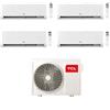 TCL Climatizzatore Quadri split Inverter BreezeIN P5 serie SN 9+12+12+12 P5S0 con MT4250 Wi-Fi R-32 Classe A++ ,