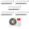 TCL Climatizzatore Penta Split Inverter BreezeIN P5 serie SN 9+9+12+12+12 P5S0 con MT4250 Wi-Fi R-32 Classe A++ ,