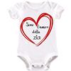 La Ruotante Body neonato in 100% cotone manica corta miglior zia amore cocco leggere regalo auguri nascita tutina (6, 0-6 mesi)