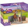 SCHLEICH 2542792 AEA DI CURA E LAVAGGIO PER CAVALLI