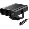 Foreverup Riscaldatore per auto portatile da 12 V, kit di sbrinamento per auto invernale, 150 W, sbrinamento sbrinatore che si collega all'accendisigari, 2 in 1, riscaldamento rapido e sbrinatore per