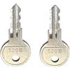Unifizz Southco, 2 chiavi R001 (230012) per serratura del vano bagagli del vano bagagli di camion camper camper - Set di chiavi di ricambio