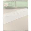 THUN - Set Letto federa verde - Linea Iconic Elegance - 100% cotone - M