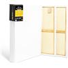 Elan Tela per Dipingere 50x70 380 gr, Set da 6 Tele per Dipingere 50x70, 100% Cotone Tele Pittura Grandi, Canvas for Painting 380 GSM, Tela 70x50